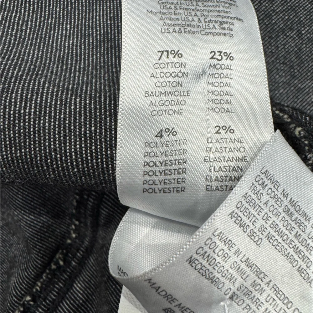 Mother NWT The Ruffle Tiered Mini Skirt Size 23 Dig Up Dirt Wash - Picture 9 of 9